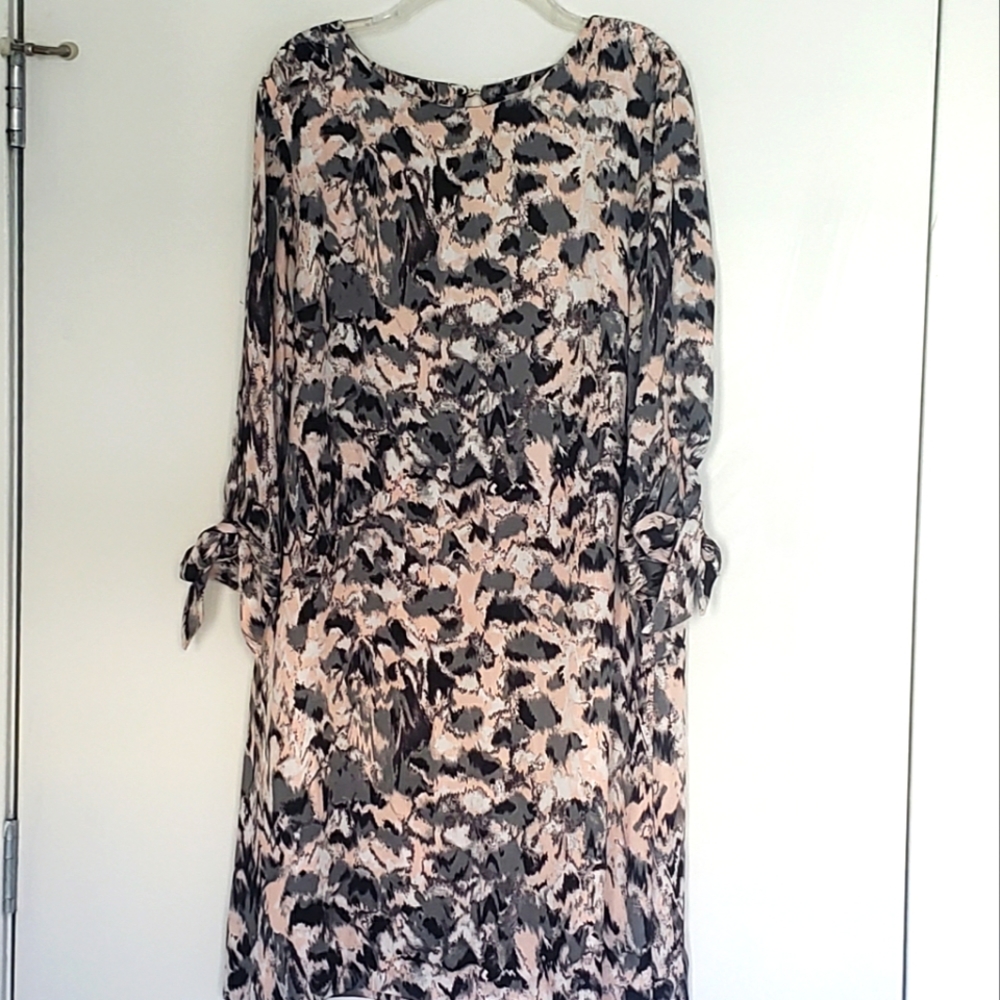 Silk blend dress